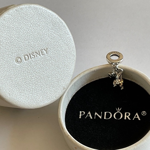 Pandora Silver and Gold Charm Bracelet - Picture 9 of 11